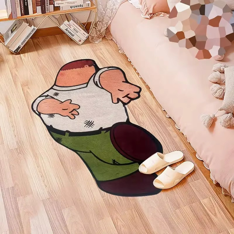 VIKAMA Parody Home Mat rutschfeste und geräuschreduzierende Fußmatte aus Polyester in Multicolour B/T: 80,0 x 50,0 cm - Bild 4