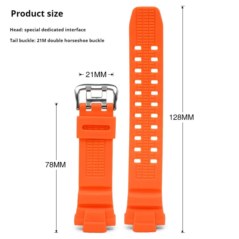 Casio Uhrenarmband Silikon, Herren - Bild 3