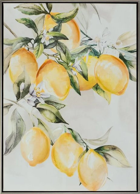 Art Universe Leinwandbild Zitronenbaum in Gelb, B: 52 cm, H: 72 cm - Bild 1