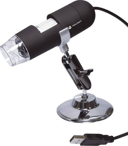 Toolcraft USB Mikroskop mit 2 Megapixel digitaler Vergrößerung in Schwarz - Bild 1