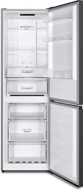 Gorenje Kühl-Gefrierkombination NRK619AA1BXL4 in Schwarz mit No-Frost, Zero Degree Zone und Bottom Freezer, B/T/H: 59,5 x 60,0 x 207,0 cm - Bild 1