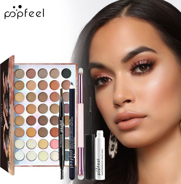 POPFEEL Lidschatten-Paletten-Set mit 40 Farben, Unisex - Bild 1