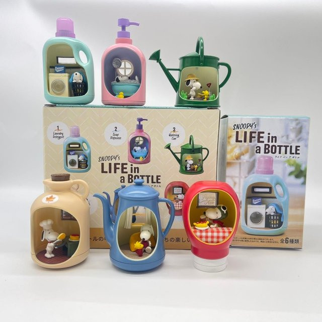 Re-Ment Snoopy's Life In A Bottle, Action Figur, Miniatur Puppen - Bild 1