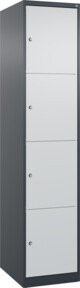 C+P Schließfachschrank Classic PLUS mit 1 Abteil in Lichtgrau und Anthrazitgrau, H x B x T: 185 x 40 x 50 cm - Bild 1
