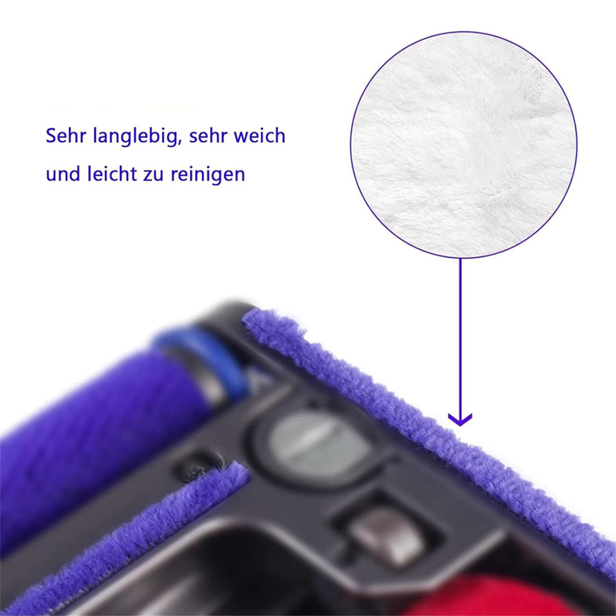 Dyson Soft Roller Ersatzteil Set mit Plüsch Streifen für V6 V7 V8 V10 V11 V15 Staubsauger - Bild 4