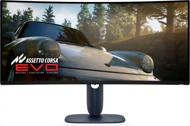 Dell AW3425DW Curved Gaming Monitor 34,2 Zoll QD-OLED WQHD 240Hz AMD FreeSync Schwarz - Bild 1