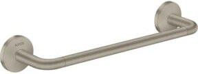 Hansgrohe Axor Universal Circular Duschstange zur Wandmontage, Farbe: Brushed Nickel, Maße: 355 x 78 mm - Bild 1