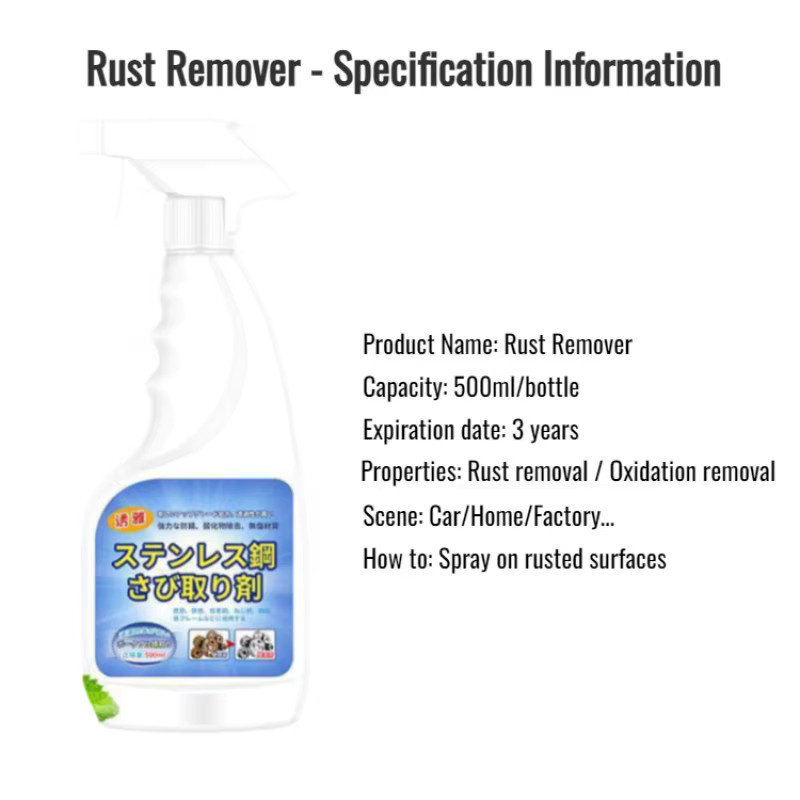 Hochleistungs Rostentferner-Spray für Stahl, Türen und Fenster sowie Auto und Haushalt - Bild 6