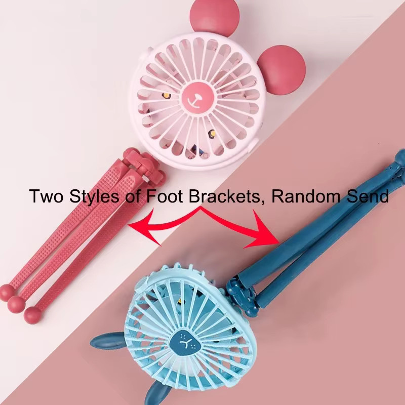 Vvocci Mini USB-Ventilator für Kinderwagen und Autositze, tragbarer und leiser Akku-Ventilator in Blau - Bild 2