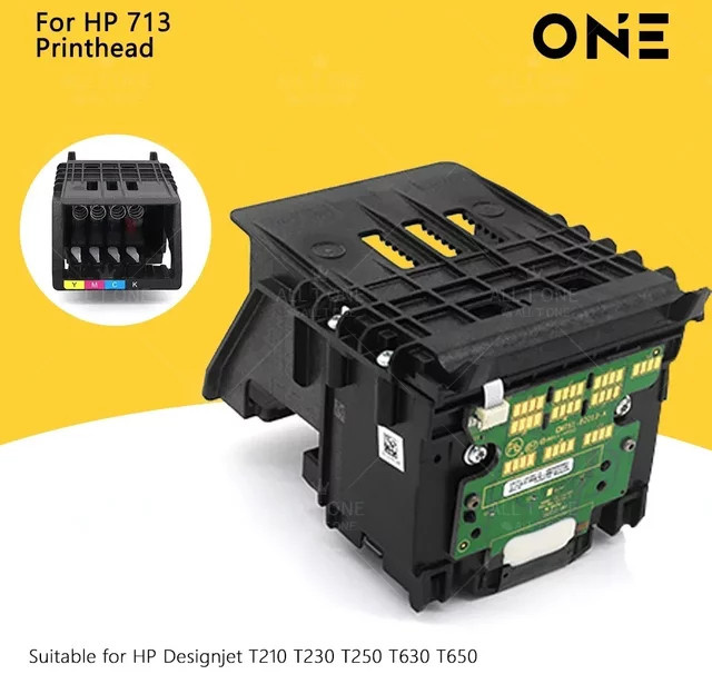 HP Druckkopf 713 712 712B 3ED58A für HP DesignJet T210 T230 T250 T630 T650 Inkjet Drucker in Schwarz - Bild 1