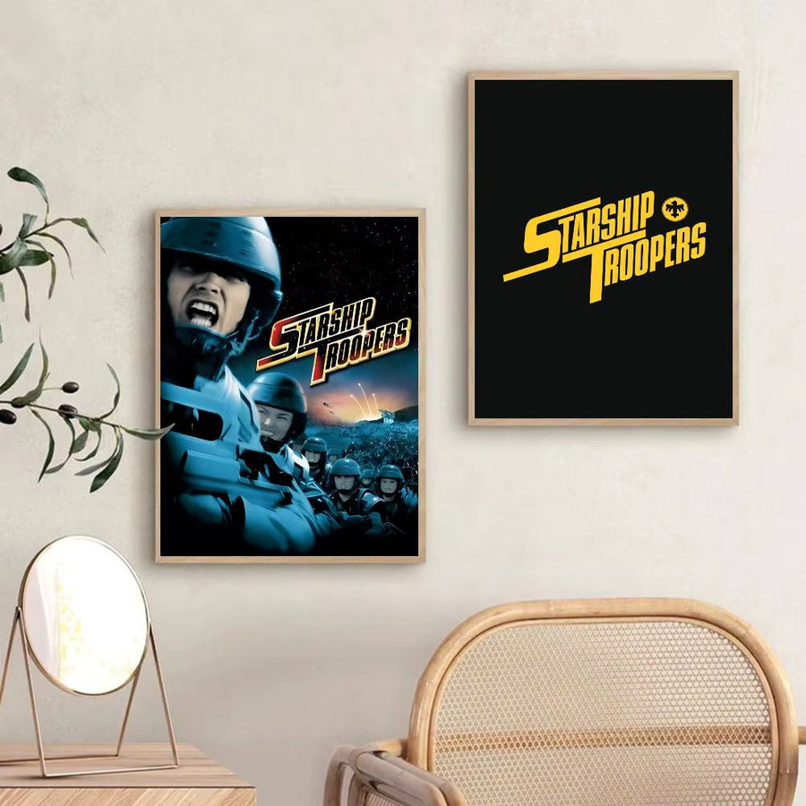 Wasserdichter Wandkunstdruck S-Starship T-Troopers Poster Aufkleber in Mehrfarbig für deine Wohnzimmer und Schlafzimmer Dekoration - Bild 5