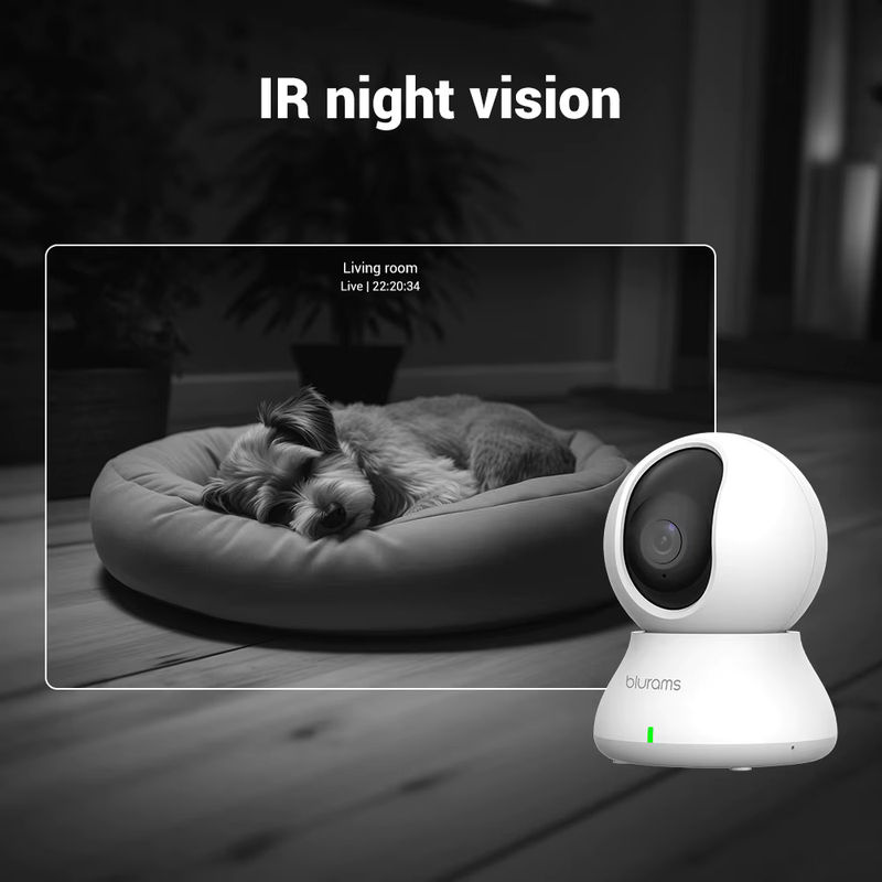BoyKeep 2K PTZ WiFi Innenkamera mit 2,4 und 5G Unterstützung, 360 Grad Überwachung, Nachtsicht und 2-Wege-Kommunikation via App - Bild 4