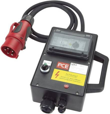 PCE Traunsee CEE Motorschutzstecker 20A 5polig 400V in Rot - Bild 1