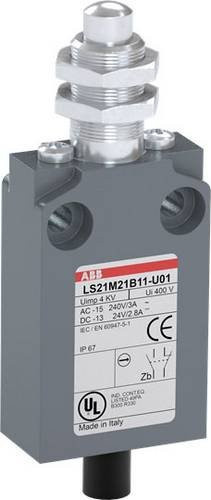 ABB LS21M21B11-U01 Schalter aus Zinklegierung in Grau mit IP67 Schutzart - Bild 1