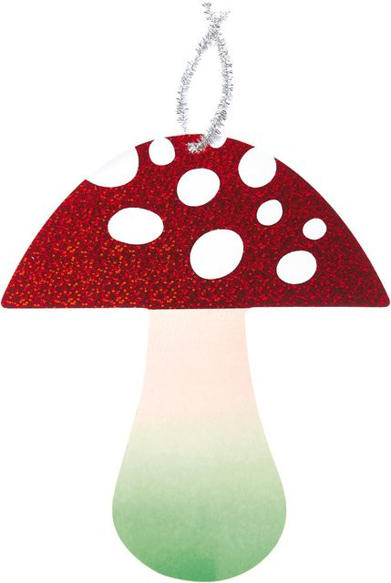 Rico Design Paper Poetry Geschenkanhänger XL Shrooom Big Reds in Rot und Multicolour - Bild 1