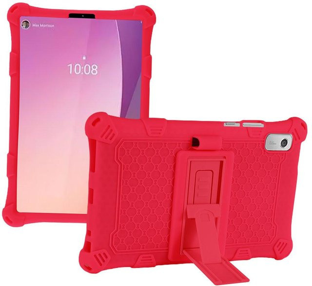Kindersichere Tablet-Hülle für Lenovo Tab M9 TB-310FU TB-310XU mit Ständerfunktion in Rot - Bild 1