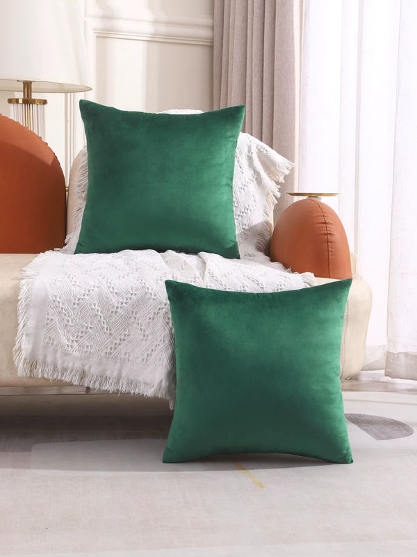 Set von 2 dekorativen Kissenbezügen für Weihnachten in Grün, B/B/B: 45 x 45 x 45 cm - Bild 3