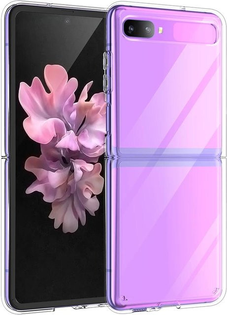 Samsung Galaxy Z Flip Schlanke Handyhülle aus transparentem PC mit 1,0 mm Stärke - Bild 1