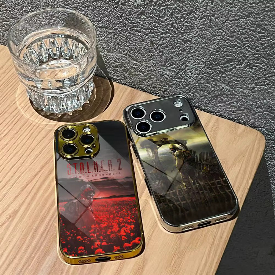S-Stalker Handyhülle mit Metall-Bumper und gehärteter Glasrückseite für iPhone 17 16 15 14 13 12 Pro Max Plus - Bild 4
