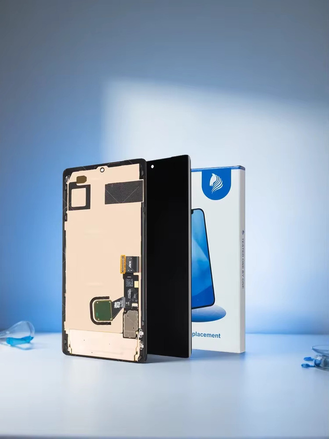 OLED Display Ersatz für Google Pixel 7 Pro mit Touchscreen Digitizer Montage in Schwarz - Bild 4