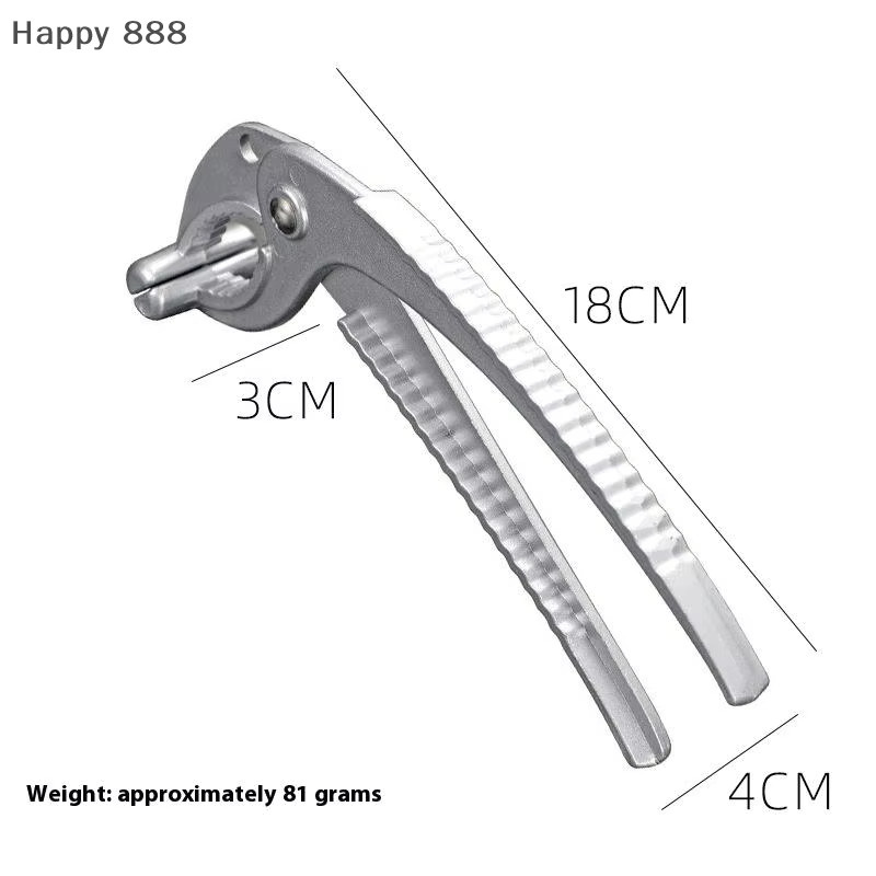 Hoeaden Pfannenschüssel-Greifer aus Aluminiumlegierung in Silber für Outdoor, Camping und Grillen - Bild 4