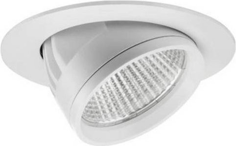 Brumberg LED-Deckenstrahler 88271175DA, rund, weiß/silber, dimmbar und verstellbar - Bild 1