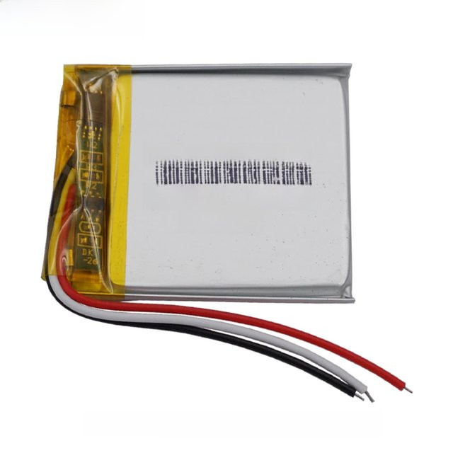 XINJ LiPo Akku 3,7V 300 mAh für Dashcam und Bluetooth-Geräte, Silber - Bild 1