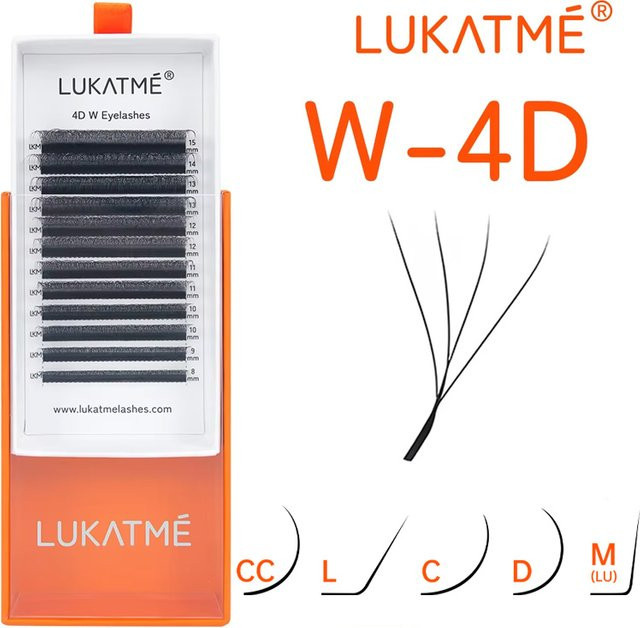 LUKATME Curl Bloom 4D Fächerwimpern, Black, Unisex - Bild 1