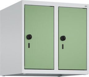 C+P Aufsatzschrank 7035/6011 mit 2 Abteilen und Sicherheits-Drehriegel, B/T/H: 50 x 50 x 50 cm - Bild 1
