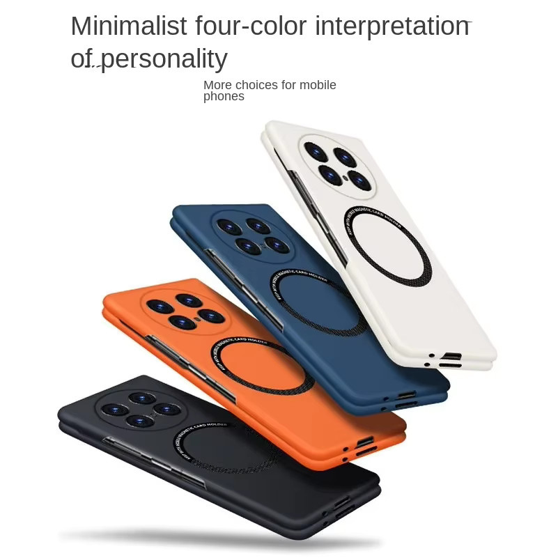 Luxus magnetische Handyhülle für OPPO Find N5, N3 und N2, ultradünne rahmenlose Schutzhülle mit MagSafe Kompatibilität, stoßfest, in Schwarz oder Blau - Bild 6