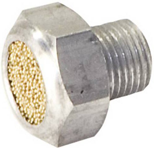 Norgren IMI M/1514 Druckluftfilter mit Außengewinde 1/2 in Silber - Bild 1