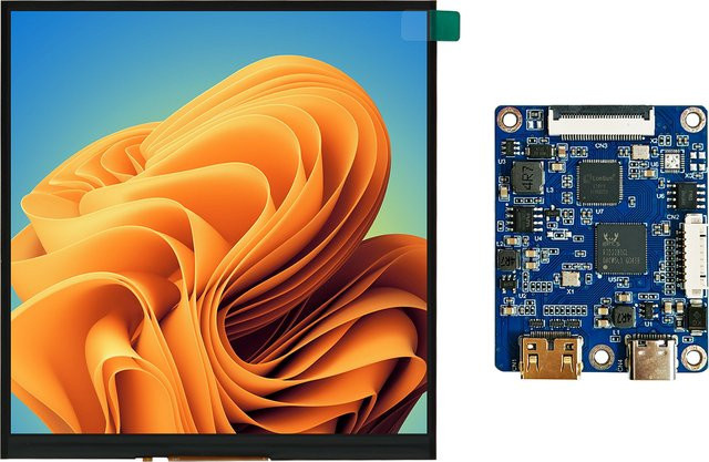 Hicenda 7,6 Zoll Quadrat-TFT-LCD-Display mit HDMI-Treiberplatine, 800 x 800 Pixel, 1000 Nits Helligkeit, kommerzieller Werbemonitor - Bild 1