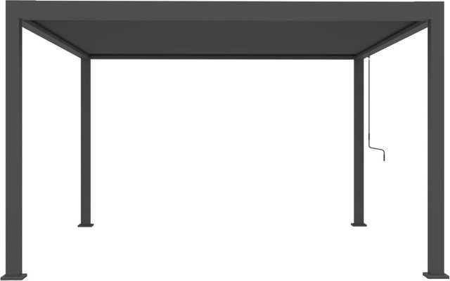 MWH Pergola I-120 Series aus Aluminium in Anthrazit, B/T: 4 x 4 m - Bild 1