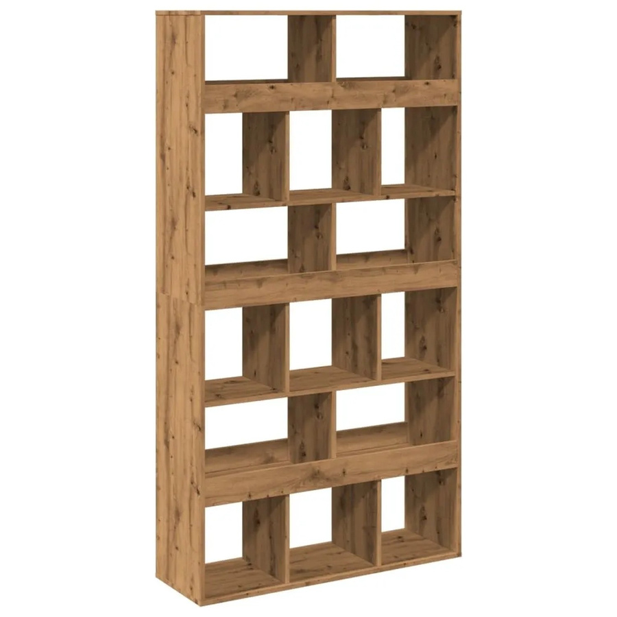 vidaXL Raumteiler Regal in Artisan-Eiche, B/T/H: 100 x 33 x 187,5 cm - Bild 2