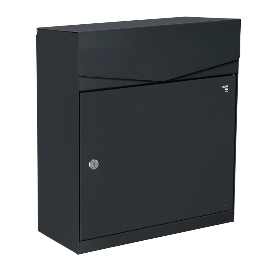 MEFA Paketkasten Letter 412 Anthrazit B/T/H: 53 x 43 x 27 cm - Bild 2