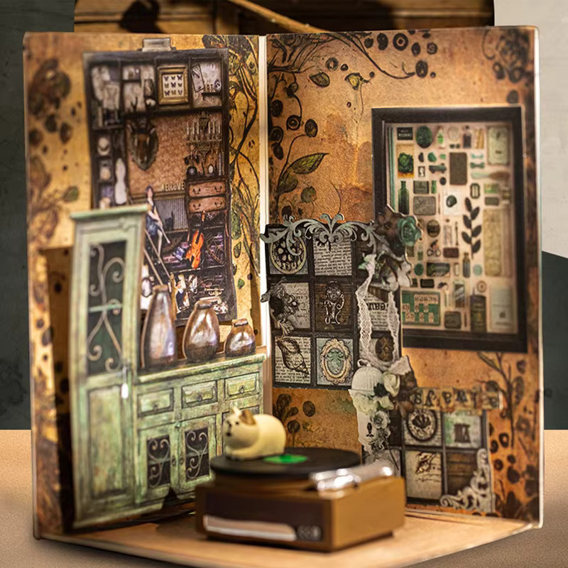 Mr. Paper Retro-Aufkleber im Vintage-Design, 10 Blatt, Mehrfarbig - Bild 4