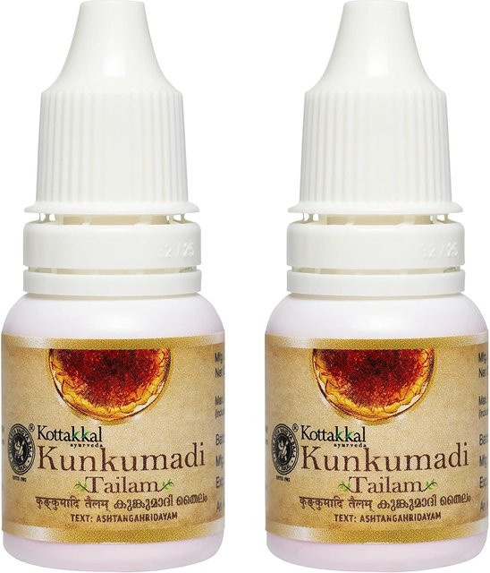 Kottakkal Ayurveda Kunkumadi Tailam Öl, 2x 10 ml, Unisex - Bild 1