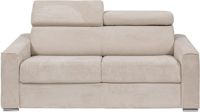 Vente-unique Schlafsofa Vizir in Beige mit einer Breite von 216 cm - Bild 1