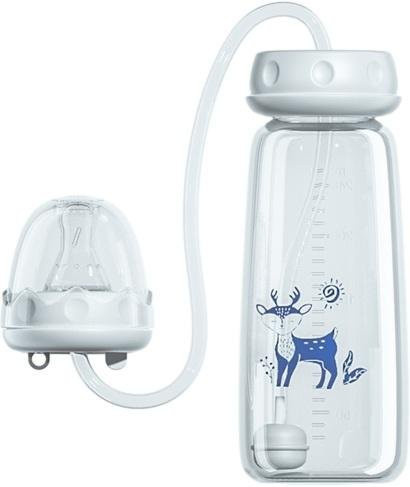 LydiaBlack Anti-Kolik Babyflasche mit weichem Sauger, BPA-frei, Blau, 240 ml - Bild 1