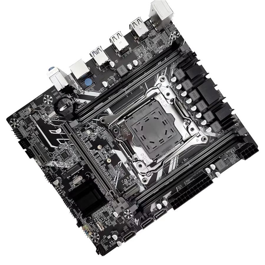 SOYO X99 Motherboard D4 LGA 2011-3 mit M.2-Steckplatz, H81 Chipset, DDR4-Unterstützung, SATA3.0, USB3.0 und PCI16X in Schwarz - Bild 2