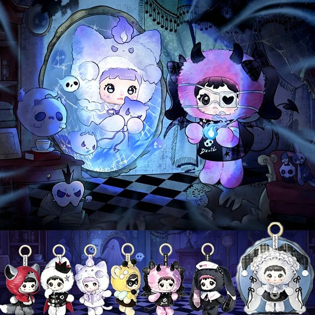 Heymi x Nommi Mischief Makers Alliance, Vinyl-Plüsch Blindbox, Rucksack-Puppe - Bild 1