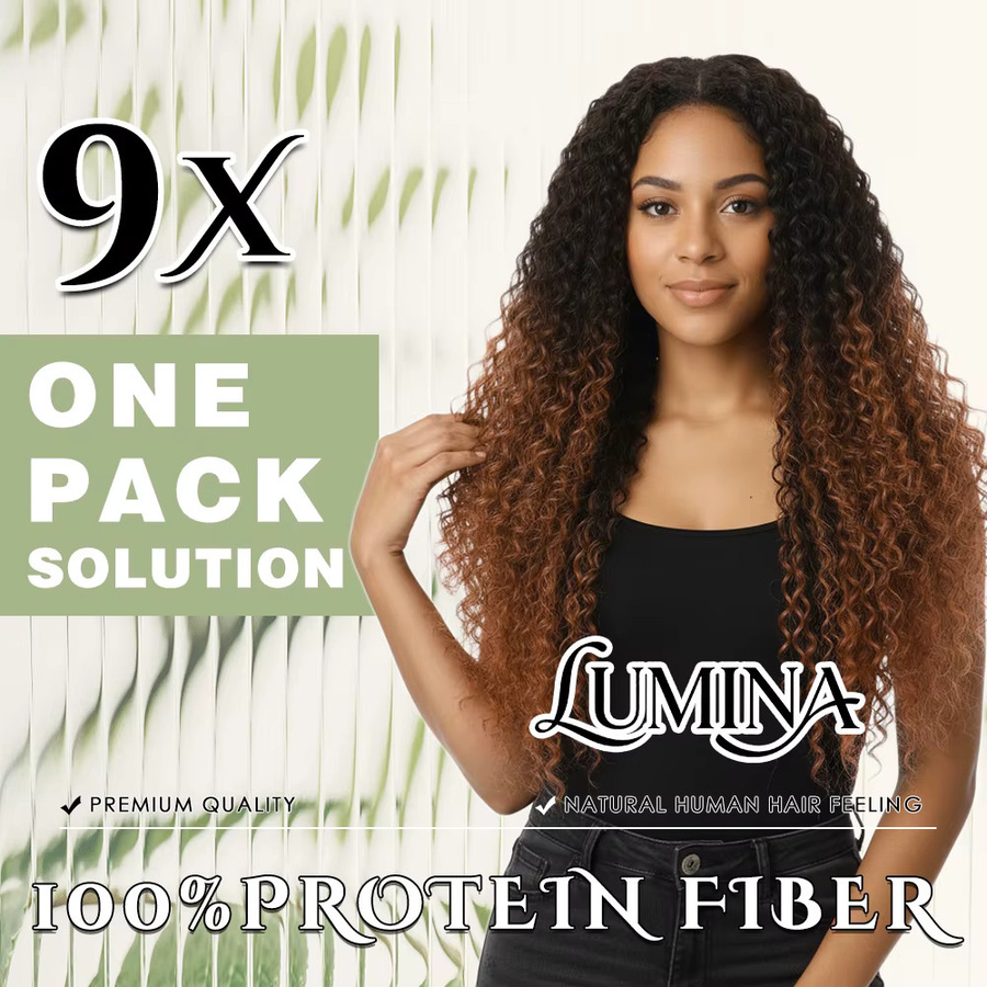 Julianna Haarverlängerung Kinky Curly, 300 g, Bio-Organische Protein-Faser - Bild 1