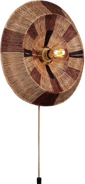 Good&Mojo Serengeti S Wandleuchte aus Jute in Beige und Braun zur Akzentbeleuchtung - Bild 1