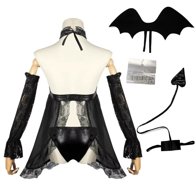 Kitagawa Marin Cosplay Kostüm Kleiner Teufel Uniform, Zubehör, Schwarz - Bild 2
