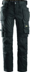 Snickers AW Stretch Hose HP 54 in Navy Blau mit Holstertaschen aus Poly-Cotton - Bild 1