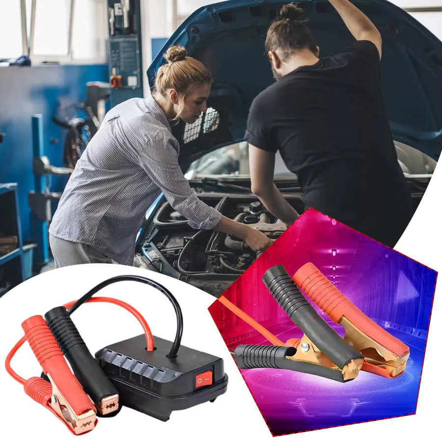 Makita Auto Notfall Starter Lithium-Batterie Konverter und Zünder Adapter in Schwarz - Bild 3