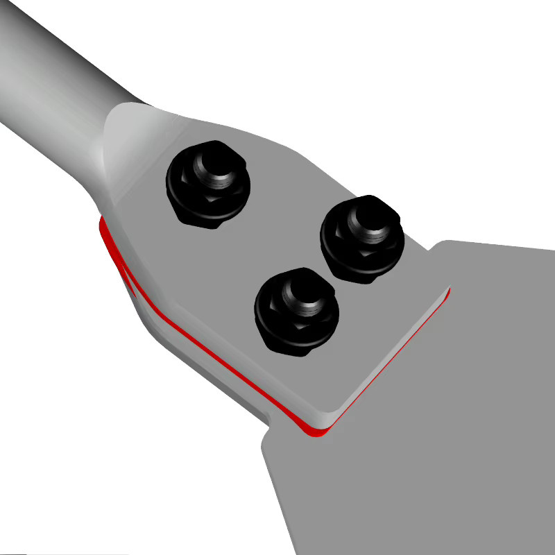 PTA 02B SDS Plus Bodenschaber zur Entfernung von Fliesen, Mörtel, Laminat und Laminatkleber - Bild 3