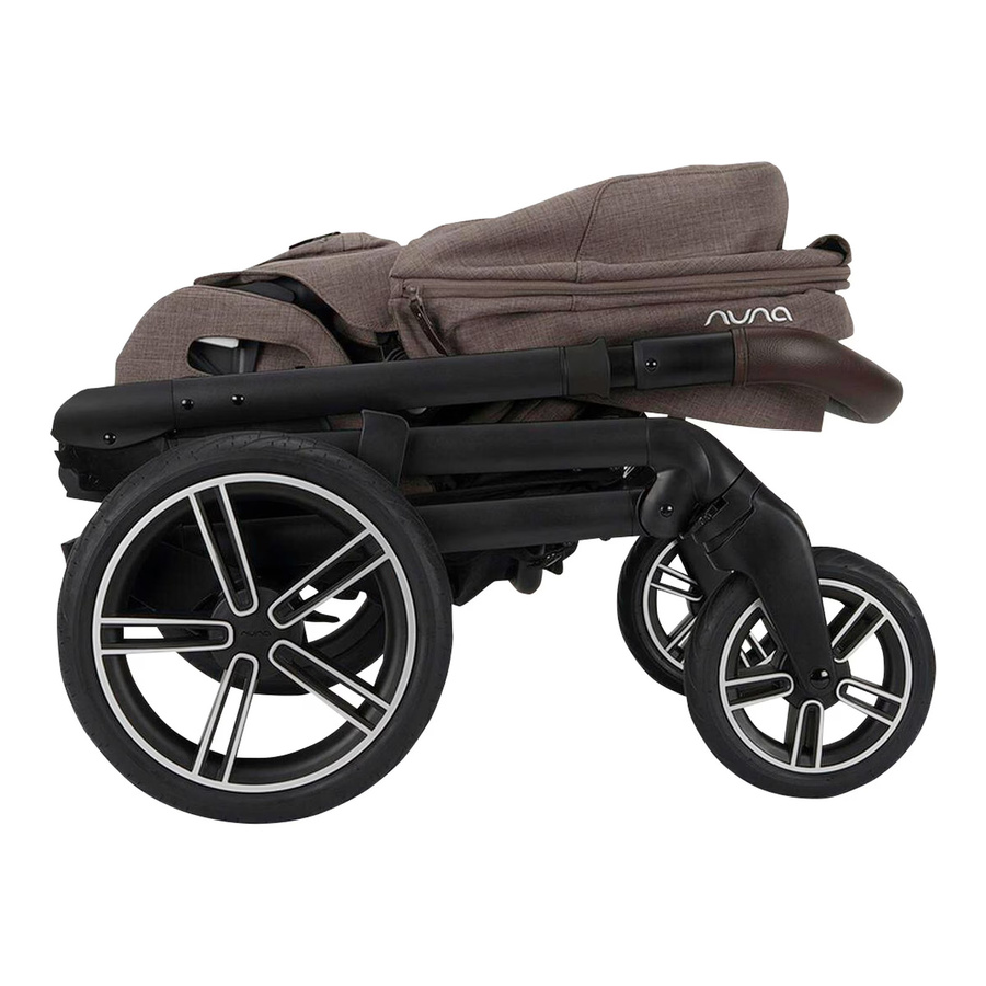 Nuna Kinderwagen MIXX next Kombikinderwagen in Braun mit Merino und Leatherette - Bild 3