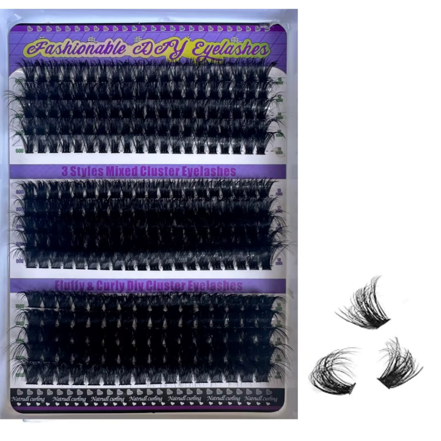 Cloison Wimpernbüschel D-Curl, 280 Stück, 10-18mm - Bild 5