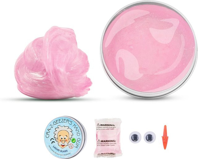 Festlicher Farbwechsel-Schleim, Knetspielzeug, pink, ab 14 Jahren - Bild 1